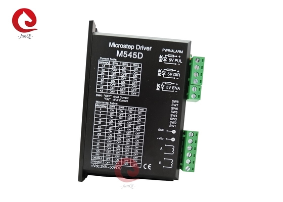 Junqi 2-фазный шаговой драйвер M545D 24-50VDC 1.5-4.5A Для 57 мм/86 мм шагового двигателя