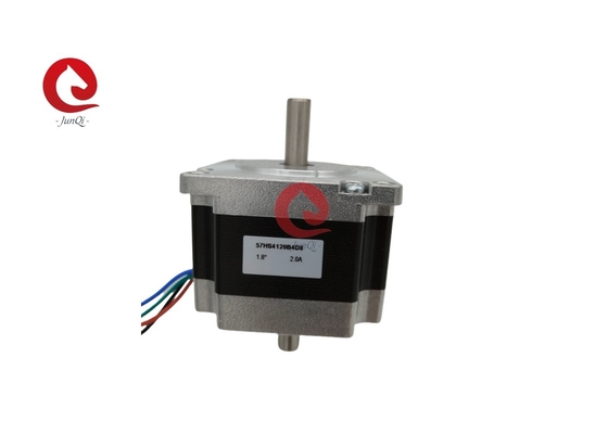 Junqi Nema23 Двойной шахтный шаговый двигатель 57HS4120B4/ B4D8 Холинг крутящий момент 0,55N.m/0,7N.m