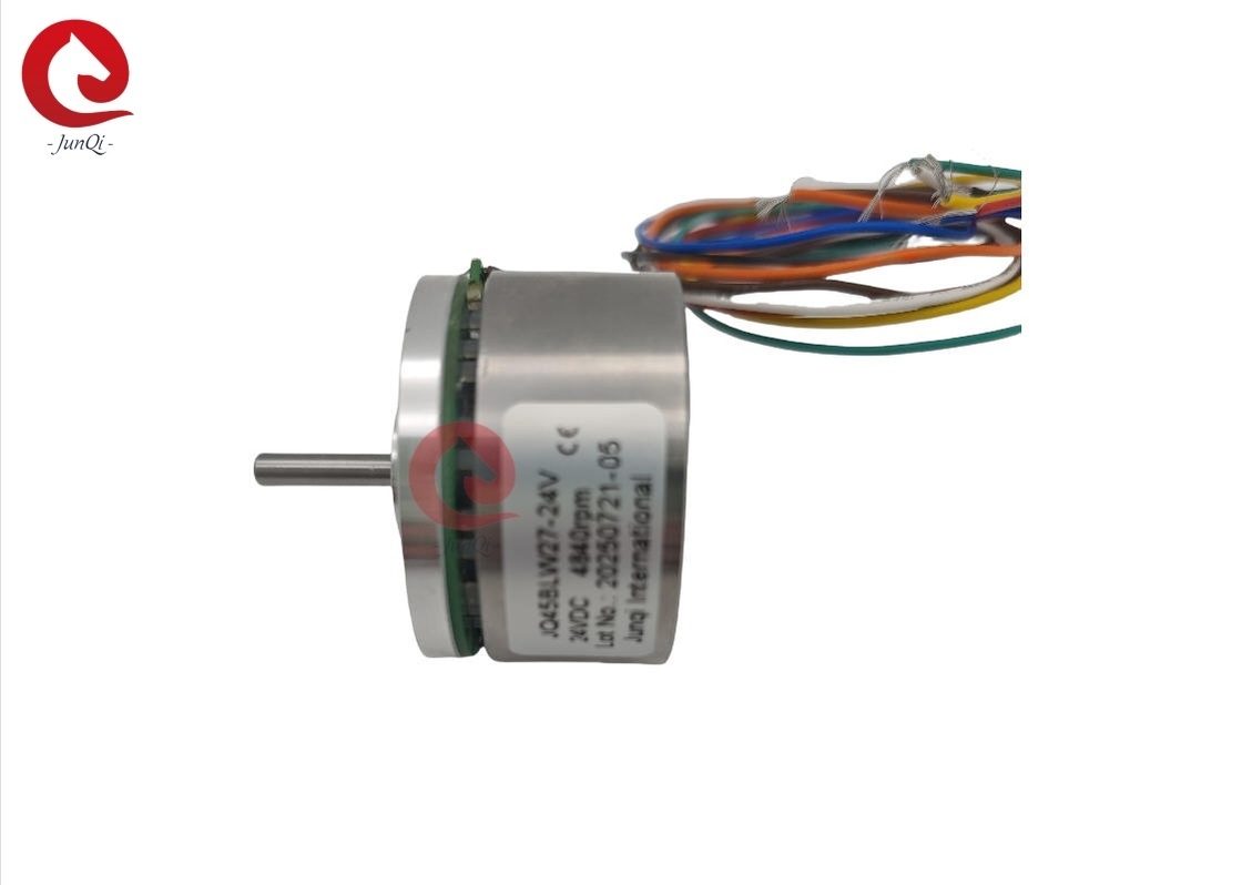 JUNQI  JQ45BLW27 24В 4840 об/мин 130 мН·м Крутящий момент Плоский ротор BLDC-двигатель